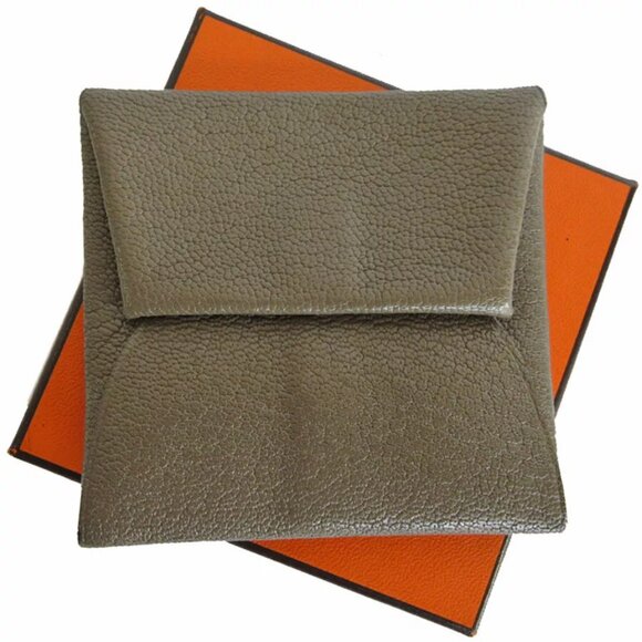 HERMES BastiaCoin case Greige leather - Picture 1 of 10